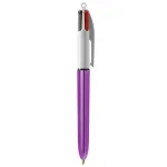 violet métallique/blanc