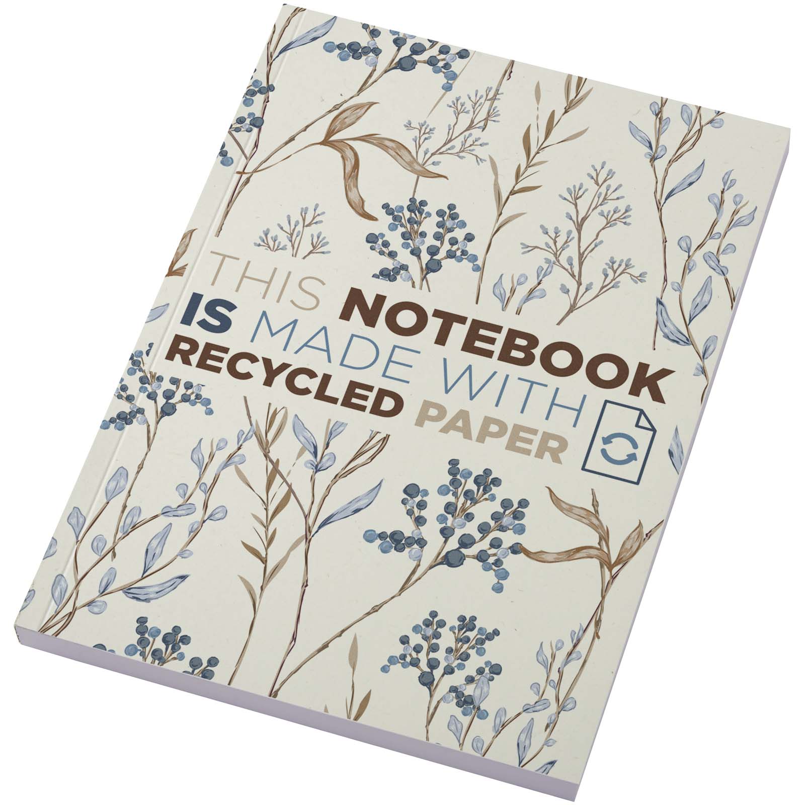 Carnet A5 souple recyclée 100 feuilles 100% personnalisable