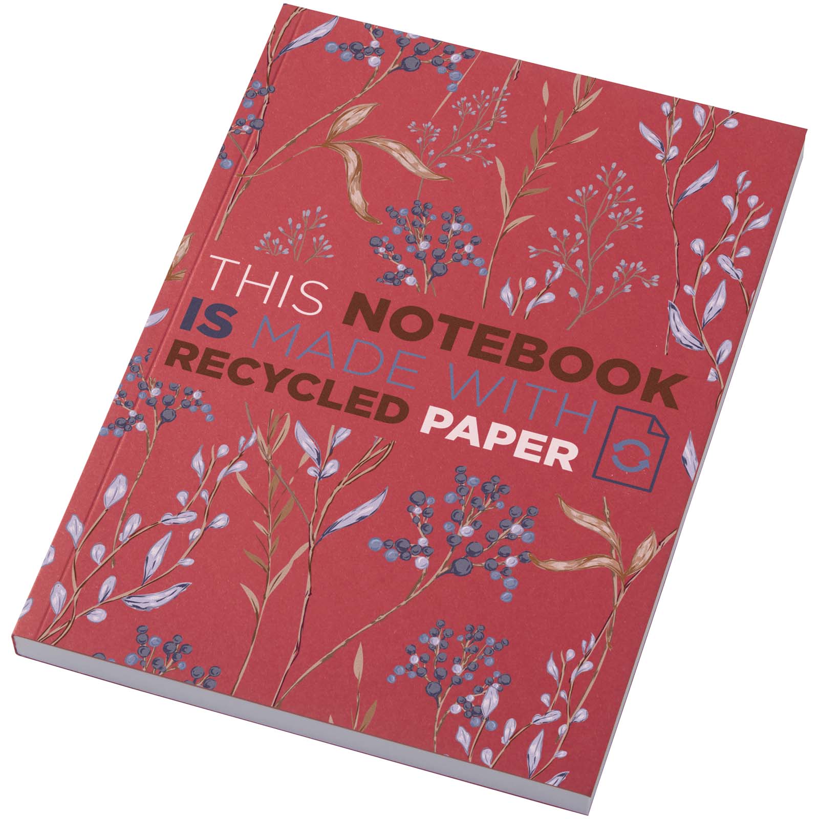 Carnet A5 souple recyclée 100 feuilles 100% personnalisable