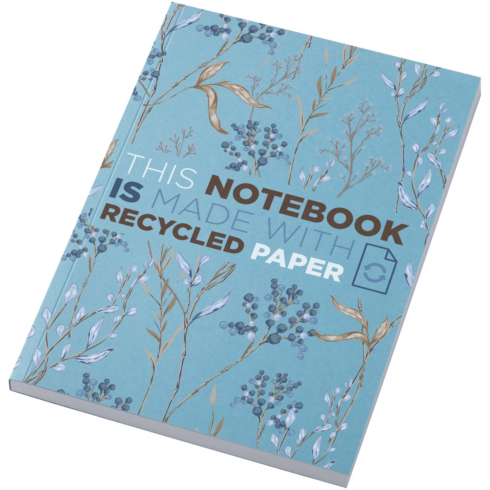 Carnet A5 souple recyclée 100 feuilles 100% personnalisable