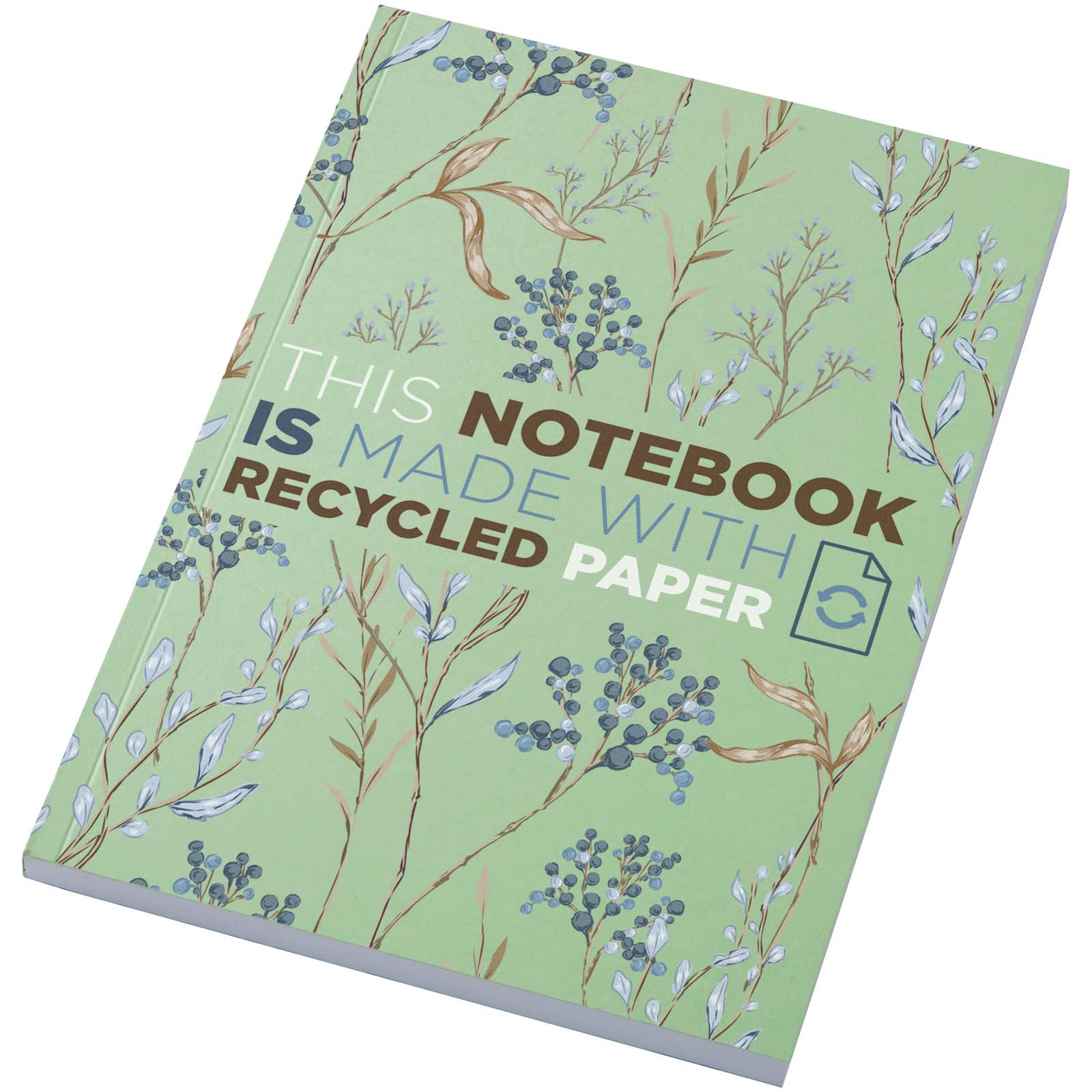 Carnet A5 souple recyclée 100 feuilles 100% personnalisable