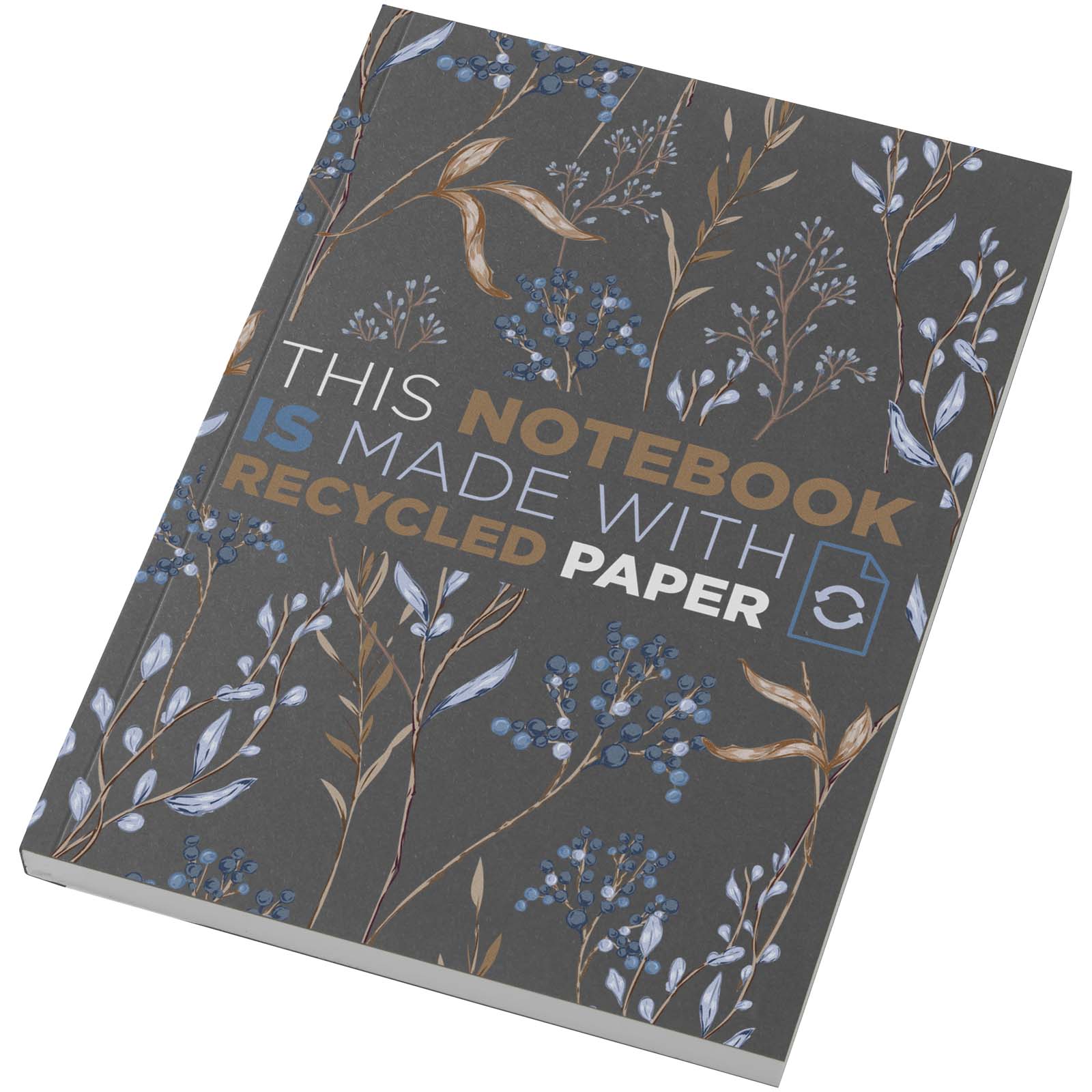Carnet A5 souple recyclée 100 feuilles 100% personnalisable
