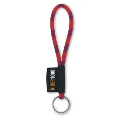 Photo de Porte-clés lanyard tissé rond