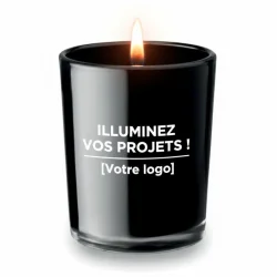 Photo de Bougie parfumée dans un verre coloré