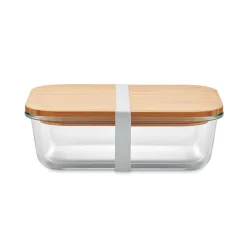 Photo de Lunch box 800 ml verre et bambou