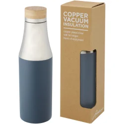 Photo de Bouteille 540 ml en acier et bambou