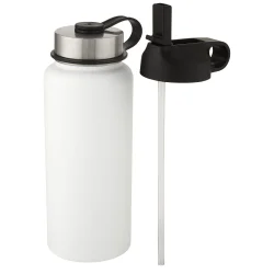 Photo de Bouteille isotherme 1L avec 2 types de bouchons