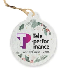 Photo de Boule de noël papier graines
