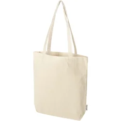 Photo de Totebag 270 gr/m² en coton recyclé avec soufflet