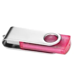 Photo de Clé USB pivotante transparente 16GO