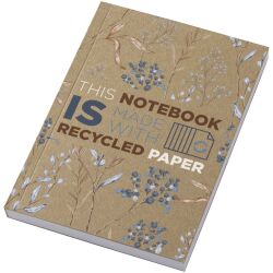 Photo de Carnet A6 souple recyclée en kraft 100 feuilles 100% personnalisable