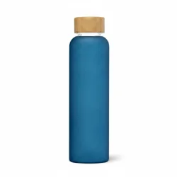 Photo de Bouteille 590 ml en verre borosilicate givré coloré