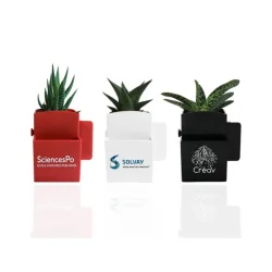 Photo de Pot végétal latéral pour ordinateur