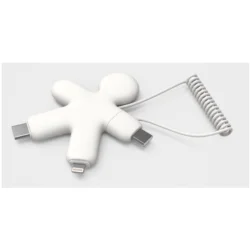 Photo de Chargeur multi-USB écologique en forme de bonhomme