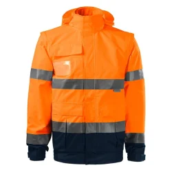 Photo de Veste haute visibilité unisexe 4 en 1
