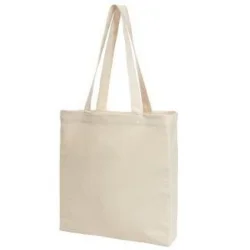 Photo de Totebag 283g/m² en coton à fond plat pour quadri