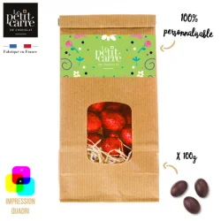 Photo de Sachet 100g Oeufs Chocolat noir
