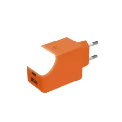 Photo de Chargeur secteur 65W lumineux avec 2 ports USB