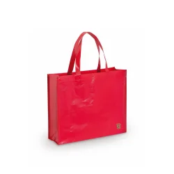Photo de Sac shopping en intissé laminé finition brillante