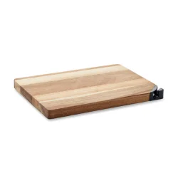 Photo de Planche à découper acacia et aiguiseur