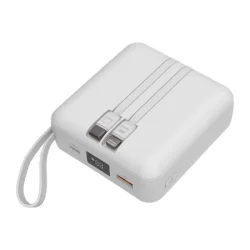 Photo de Batterie externe 10000 mAh avec câbles intégrés