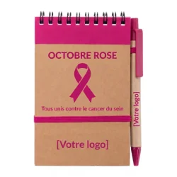 Photo de Bloc-notes spirales A6 en carton recyclé