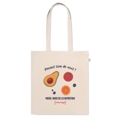 Photo de Totebag 140gr/m² en coton recyclé pré-consommation