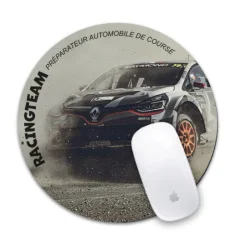 Photo de Tapis de souris en textile sublimable rond