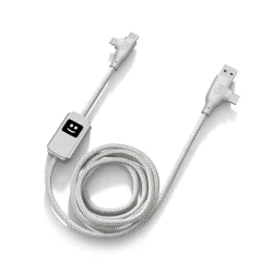 Photo de Câble multi-USB charge rapide en aluminium recyclé