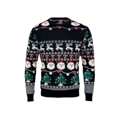 Photo de Pull Noël avec 10 lumières LED en acrylique Taille : S/M