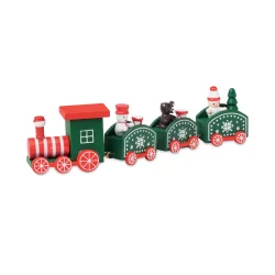Photo de Train de Noël en bois