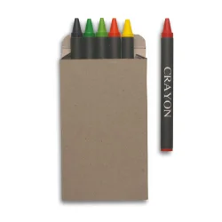 Photo de 6 crayons de cire