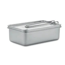 Photo de Lunch box 750 ml acier et poignée amovible