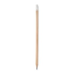 Photo de Crayon de bois avec gomme intégrée