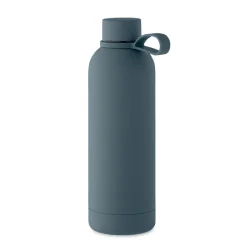 Photo de Bouteille isotherme 500 ml en acier recyclé avec poignée