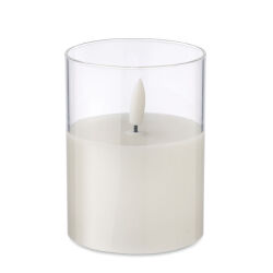 Photo de Bougie LED à effet flamme réelle 10 cm