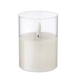 Photo de Bougie LED à effet flamme réelle 10 cm