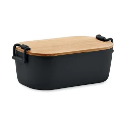 Photo de Lunch box 700 ml avec couvercle en bambou