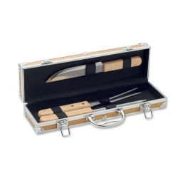 Photo de Coffret barbecue bois