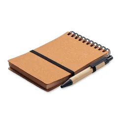 Photo de Bloc-notes et stylo à bille recyclé