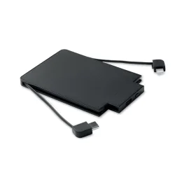 Photo de Powerbank 2500 mAh en ABS avec câbles intégrés
