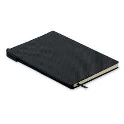 Photo de Carnet A5 en couverture structurée avec stylo-bille