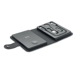 Photo de Ensemble câbles connexion, chargeur sans fil et chargeur montre Apple®