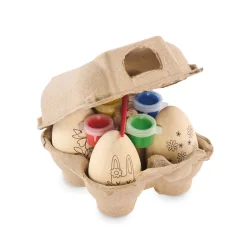 Photo de Set de peinture oeufs en bois