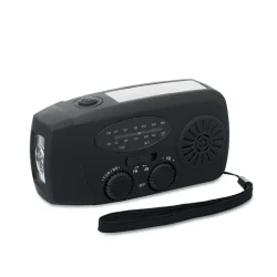 Photo de Radio portable et torche LED solaire