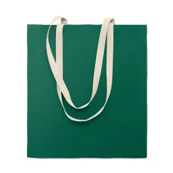 Photo de Totebag 140 gr/m² en coton coloré avec anses écrues
