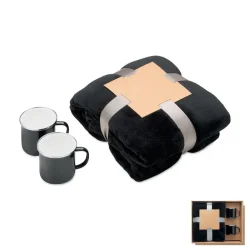 Photo de Ensemble couverture et 2 mugs