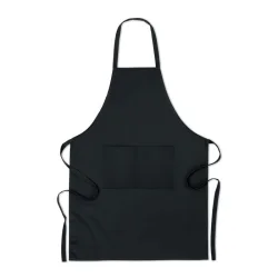 Photo de Tablier coton organique foncé 200 gr/m²