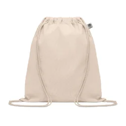 Photo de Sac cordelette 140 gr/m² en coton organique