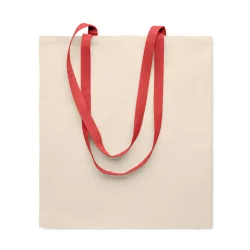 Photo de Totebag 140 gr/m² en coton avec anses de couleurs